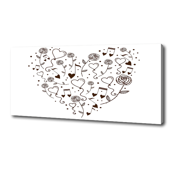 Bild auf leinwand Herz