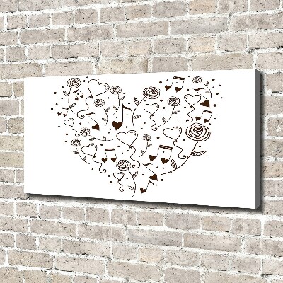 Bild auf leinwand Herz