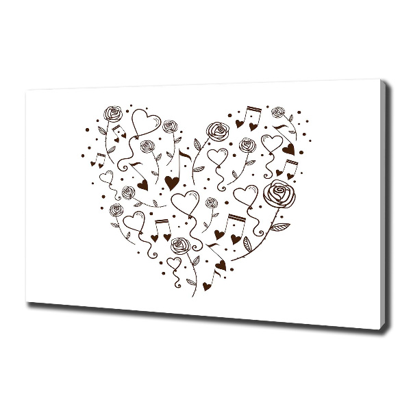 Bild auf leinwand Herz