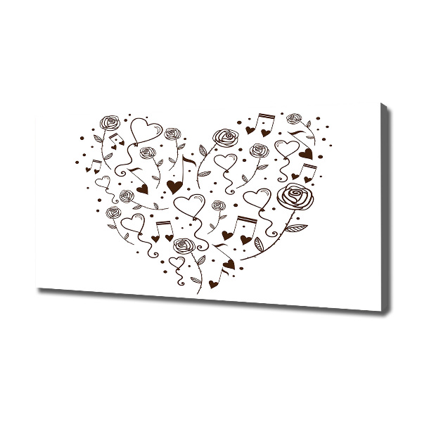 Bild auf leinwand Herz