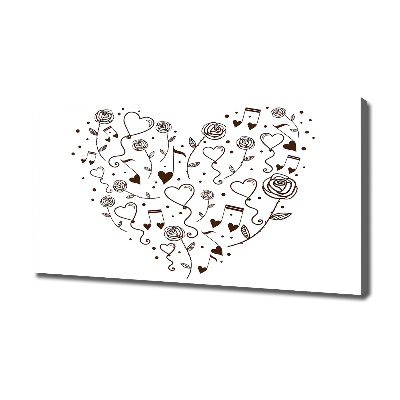 Bild auf leinwand Herz
