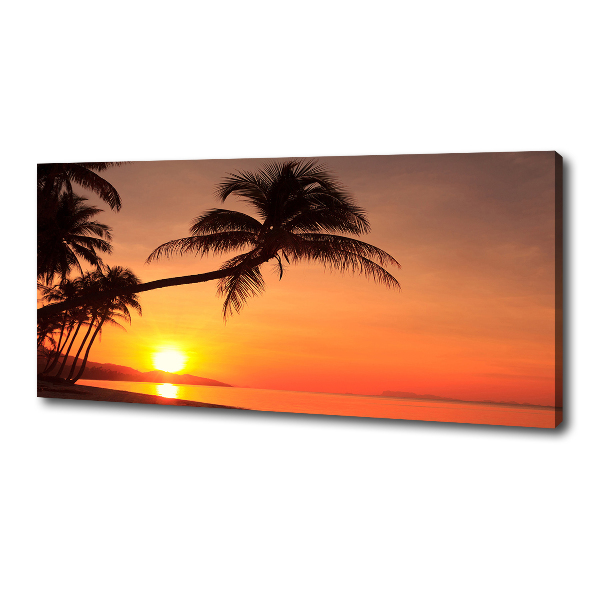 Wandbild Sunset Beach