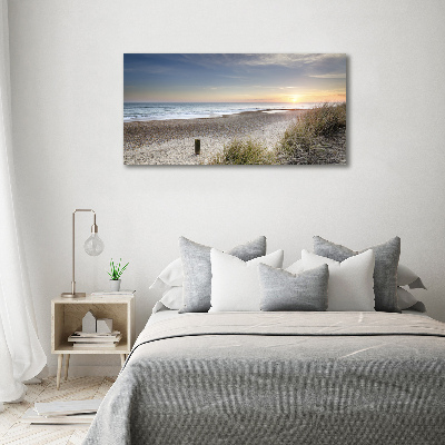 Bild auf leinwand Sonnenuntergang und Dünen