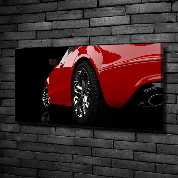 Bild auf leinwand Rotes Auto