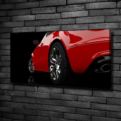 Bild auf leinwand Rotes Auto