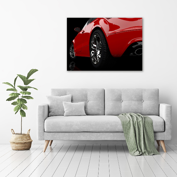 Bild auf leinwand Rotes Auto