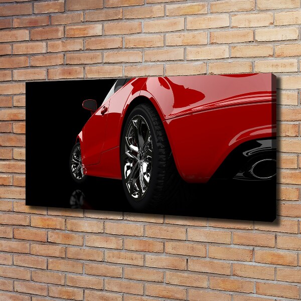 Bild auf leinwand Rotes Auto