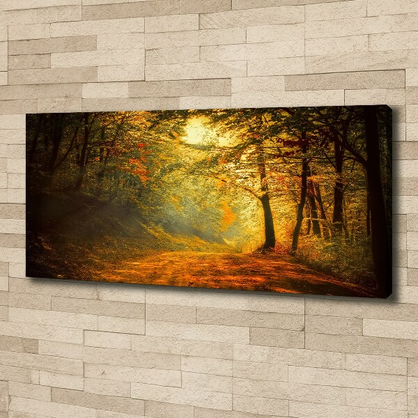 Wandbild Wald im Herbst