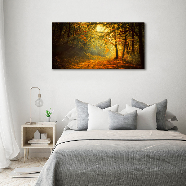 Wandbild Wald im Herbst