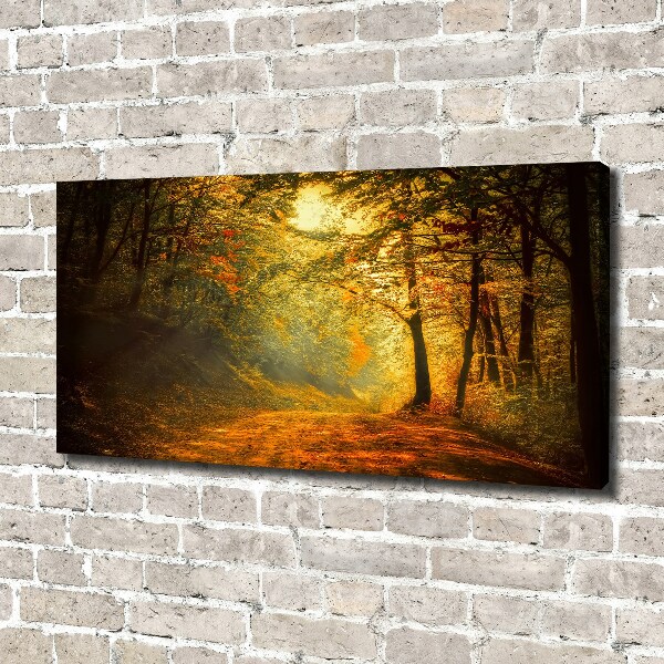 Wandbild Wald im Herbst
