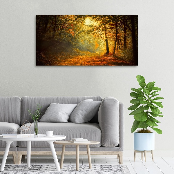 Wandbild Wald im Herbst