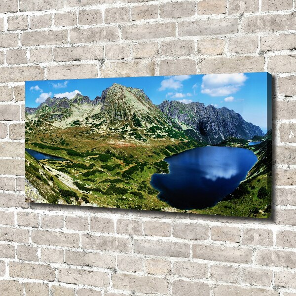 Bild auf leinwand Ein Tal in den Bergen