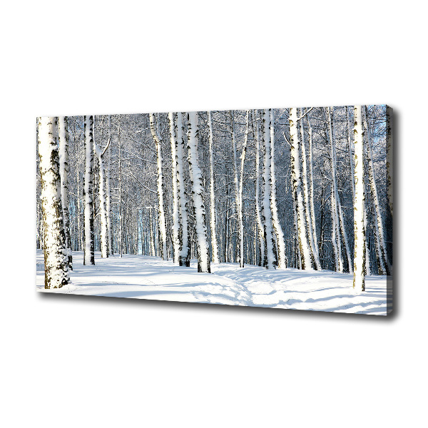 Wandbild Wald im Winter