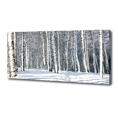 Wandbild Wald im Winter