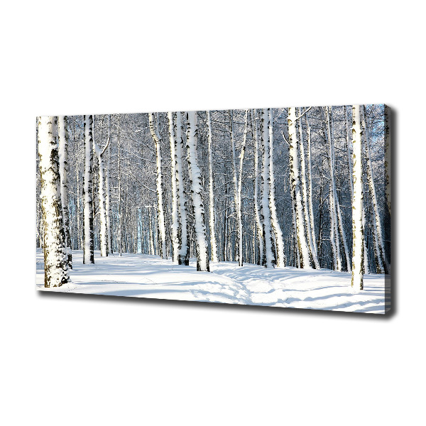 Wandbild Wald im Winter