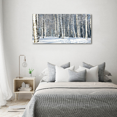 Wandbild Wald im Winter