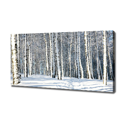 Wandbild Wald im Winter