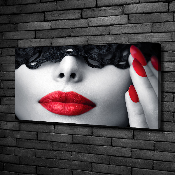 Bild auf leinwand Spitzenmaske