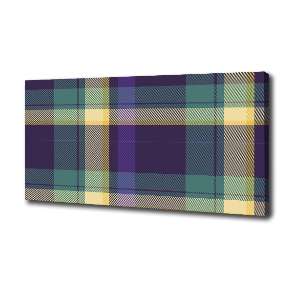 Wandbild Karierte Textur