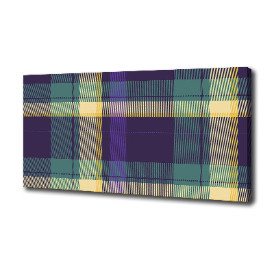 Wandbild Karierte Textur