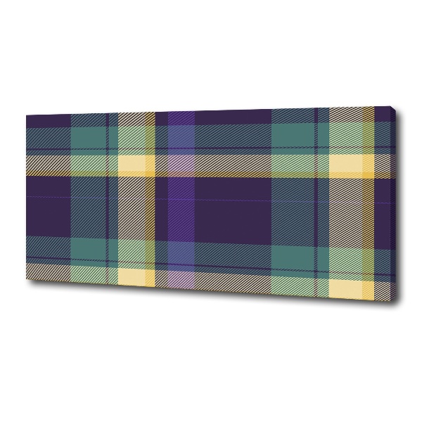 Wandbild Karierte Textur