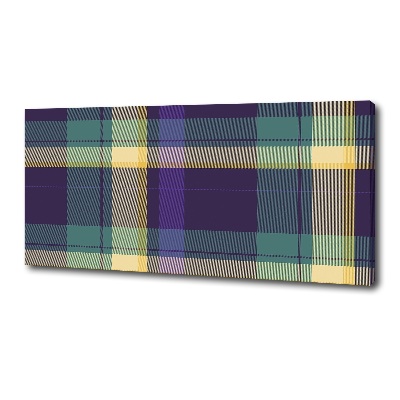 Wandbild Karierte Textur