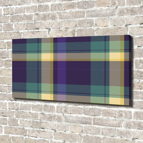 Wandbild Karierte Textur