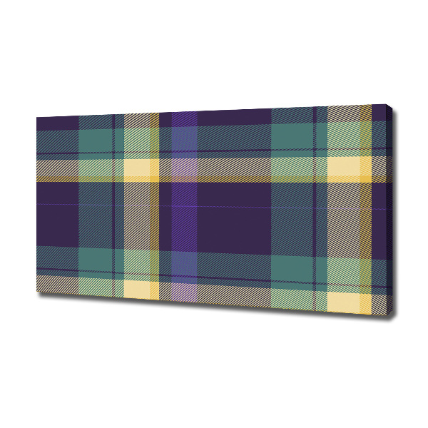 Wandbild Karierte Textur