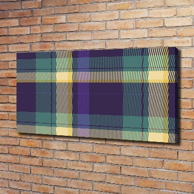 Wandbild Karierte Textur