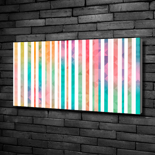 Wandbild Regenbogenstreifen