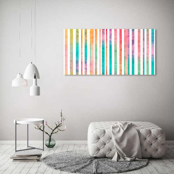 Wandbild Regenbogenstreifen