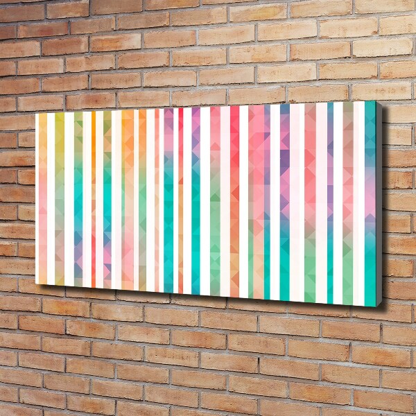 Wandbild Regenbogenstreifen