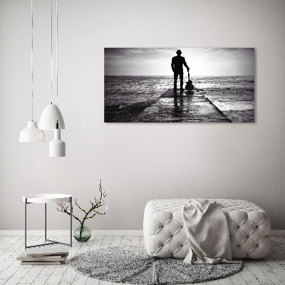 Fotobild Gitarrist auf dem Pier