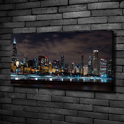 Fotobild Chicago bei Nacht