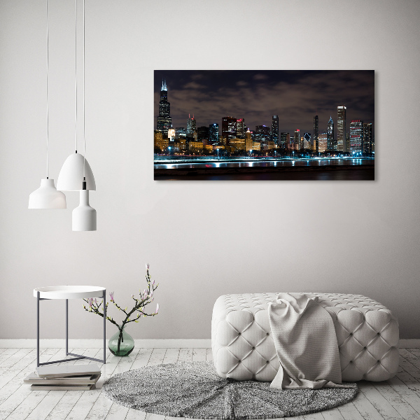 Fotobild Chicago bei Nacht