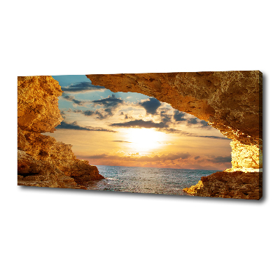 Bild auf leinwand Grotte am Meer