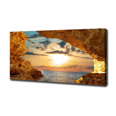 Bild auf leinwand Grotte am Meer