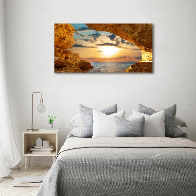 Bild auf leinwand Grotte am Meer