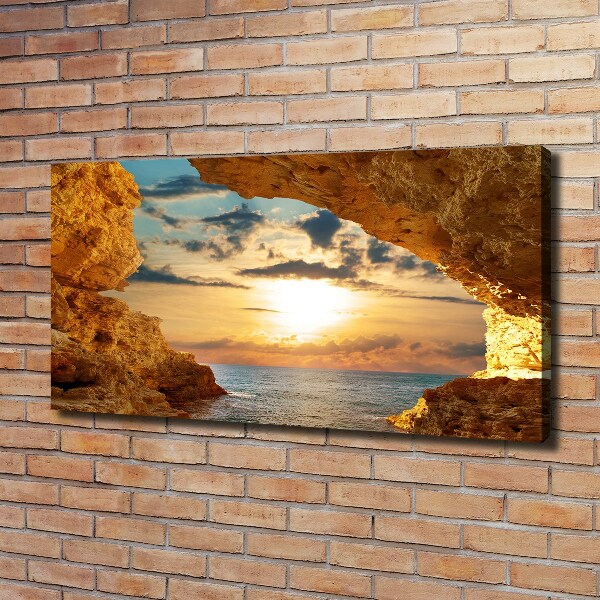 Bild auf leinwand Grotte am Meer