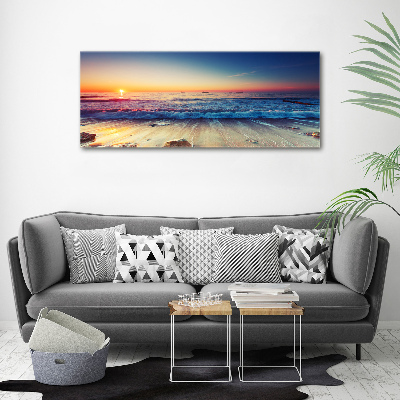 Wandbild Sonnenaufgang am Meer