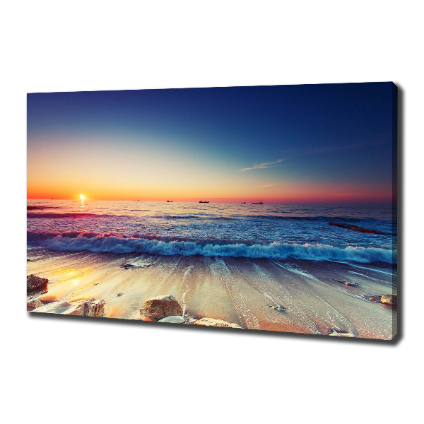 Wandbild Sonnenaufgang am Meer