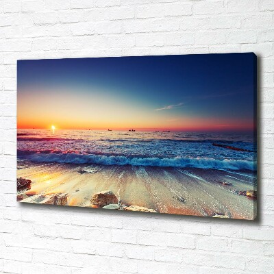 Wandbild Sonnenaufgang am Meer