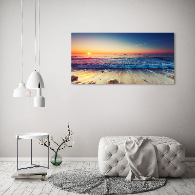Wandbild Sonnenaufgang am Meer
