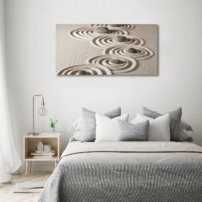 Bild auf leinwand Zen-Steine Sand