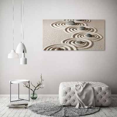 Bild auf leinwand Zen-Steine Sand