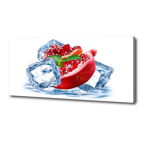 Fotobild Granatapfel mit Eis