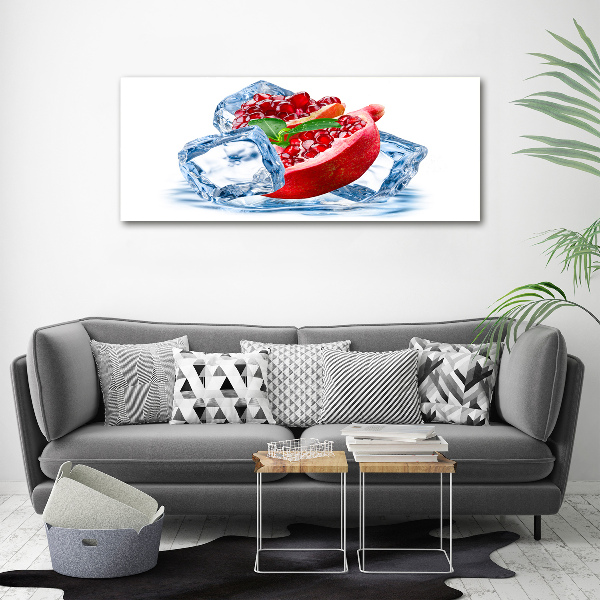 Fotobild Granatapfel mit Eis