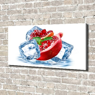 Fotobild Granatapfel mit Eis