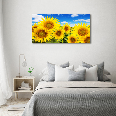 Wandbild Sonnenblumen