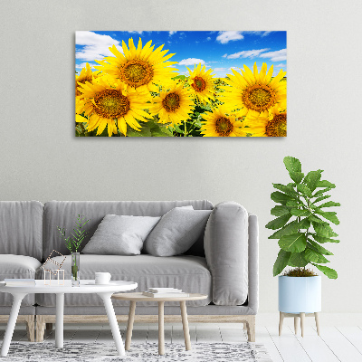 Wandbild Sonnenblumen
